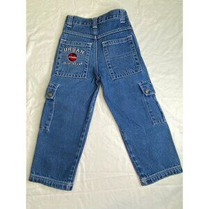 Urban X-Treme Extreme Cargo Jeanswear Jeans Boy's Size 5 Streetwear Y2K